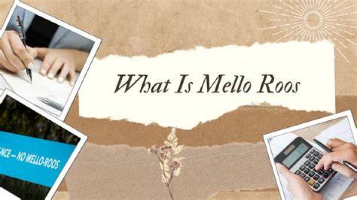 What is my Mello-Roos